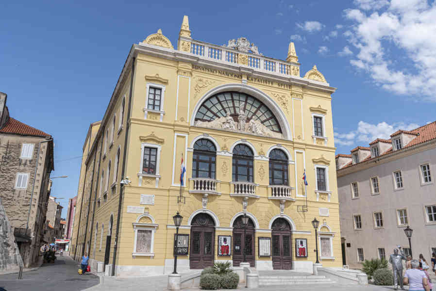 Croacia - Split 77 - Teatro Nacional de Croacia